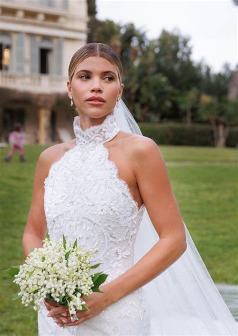 sofia richie orange chanel dress|Sofia Richie wedding.